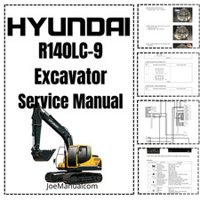 Manual de serviço de escavadeira Hyundai R140LC-9 PDF comprar usado  Enviando para Brazil