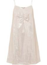 Partykleid glitzer beige gebraucht kaufen  Deutschland