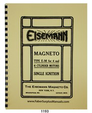 Eisemann magneto type for sale  Goddard