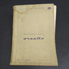 Libretto note tecniche usato  Forli