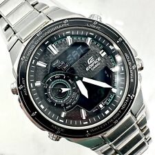 Nova bateria Casio Edifice EFA-131 quartzo analógico tamanho. 7,5 pol, usado comprar usado  Enviando para Brazil