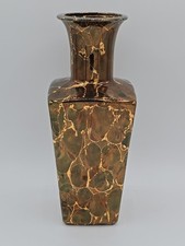 Vaso feito à mão pintado à mão 10,75 pol X 4,25 pol comprar usado  Enviando para Brazil