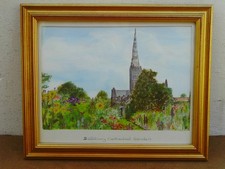 Framed watercolour oil for sale  MALTON