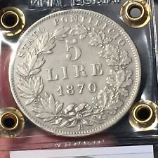 5 lire 1870 pontificio usato 5 lire 1870 pontificio usato San Martino Buon Albergo