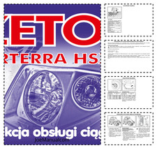 Zetor Forterra HSX100 HSX110 HSX120 HSX130 HSX140 Ciągnik Operatorów Instrukcja PL..., używany na sprzedaż  PL