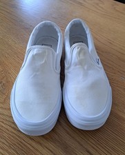 Vans white slip for sale  CAMBRIDGE