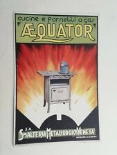 Cartolina pubblicitaria aequat usato  Roma