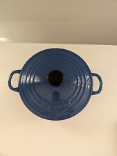 Creuset 3.5qt blue for sale  Stratford