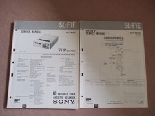 Sony service unterlagen gebraucht kaufen  Burghaun