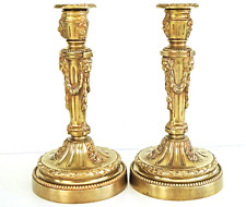 Paire bougeoirs flambeaux d'occasion  Bollwiller