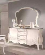Kredens z lustrem Salon Kredens Drewno Meble Design Biały Nowy na sprzedaż  PL