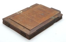 Usado, Suporte de placa de filme de mogno de madeira antigo para câmeras de grande formato 4,5x6,5" comprar usado  Enviando para Brazil
