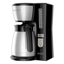 Cafeteira térmica programável BLACK+DECKER 12 xícaras – VORTEX, preta/aço comprar usado  Enviando para Brazil