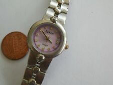 RELÓGIO E PULSEIRA DE QUARTZO FEMININO SILVERTONE LINCE ESFREGÃO MOSTRADOR JOIA comprar usado  Enviando para Brazil