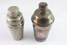antique silver cocktail shakers for sale  LEEDS