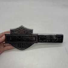 Usado, Ford F250 Harley Davidson Fender emblema Super Duty 943156A preto prata não usado comprar usado  Enviando para Brazil