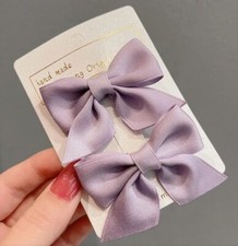 Purple bow solid for sale  Roanoke