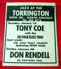 Tony coe rendell for sale  WINDSOR