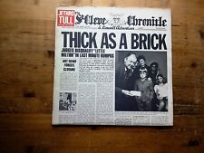 Jethro Tull Thick As A Brick A3/B2 1st Press EX Vinyl LP Record Album CHR 1003 comprar usado  Enviando para Brazil