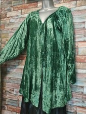 Green velvet top for sale  CANNOCK