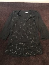 Black polyester primark for sale  BRIGHOUSE