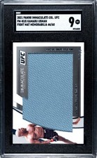 2021 Panini Immaculate UFC Kamaru Usman tapete de luta lona - SGC 9 - UFC 258 - /60 comprar usado  Enviando para Brazil