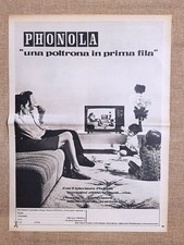 Televisore phonola pubblicità usato  Villarosa