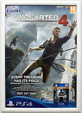Usado, Pôster promocional Uncharted 4: A Thief's End RARO PS4 42cm x 59cm #1 comprar usado  Enviando para Brazil