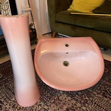 Pink basin sink for sale  LONDON