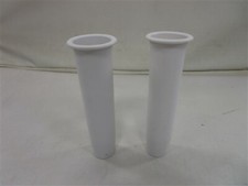 PAR DE FORRO DE SUPORTE DE VARA DE PESCA BRANCA (2) 8 1/2" L X 2 1/2" DIÂMETRO BARCO MARINHO comprar usado  Enviando para Brazil