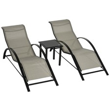 Outsunny lounge chair for sale  GREENFORD