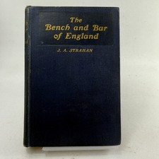 The Bench and Bar of England por J A Strahan (Capa Dura 1919) comprar usado  Enviando para Brazil