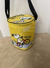 Lancheira Yellow Lays Snoopy refrigerador térmico comida lancheira redonda "HaHa" Fwoosh comprar usado  Enviando para Brazil