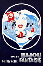 Advertising posters bijou for sale  UK