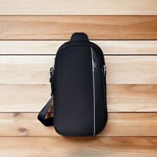Bolsa tiracolo TUMI 25503010 Martin Sling nylon/couro saída preta #VSGU comprar usado  Enviando para Brazil
