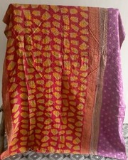 Juego de ropa de cama de tamaño único vintage edredón Kantha al por mayor colcha decorativa lote segunda mano  Embacar hacia Mexico