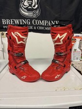 Botas Alpinestars Tech 10 vermelhas tamanho 11, usado comprar usado  Enviando para Brazil