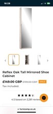 6ft tall mirrored for sale  LINCOLN