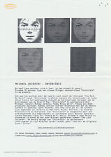 Michael Jackson - Invincible - 2001 [Holland] - Press Release, usado comprar usado  Enviando para Brazil