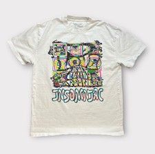 Camiseta Insomniac EDC tamanho adulto média branca manga curta Techno Music Concert comprar usado  Enviando para Brazil