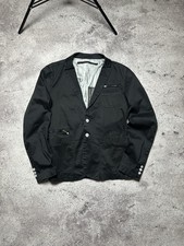 Blazer masculino Diesel Avant Garde Y2K preto fino , usado comprar usado Blazer masculino Diesel Avant Garde Y2K preto fino , usado comprar usado  Enviando para Brazil