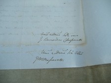 Lettere autografe 1841 usato  Bologna