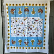 Vintage tablecloth kansas for sale  Topeka