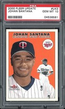JOHAN SANTANA 2000 FLEER UPDATE #U 43 PSA 10 ROOKIE RC comprar usado  Enviando para Brazil