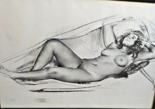 Litografia pietra nudo usato  La Spezia
