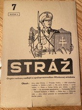 Słoweńska broszura Straz. Drukowane w Bratysławie 1939 lub 1940 na sprzedaż  Wysyłka do Poland