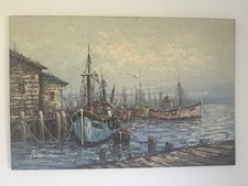 Großes maritimes ölgemälde gebraucht kaufen  Brück