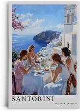 Wandbild leinwand santorini gebraucht kaufen  Jena