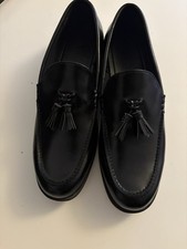Black tassel loafers for sale  PETERBOROUGH