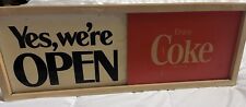 Vintage coke sign for sale  Linesville